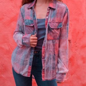 Distressed Pastel Flannel